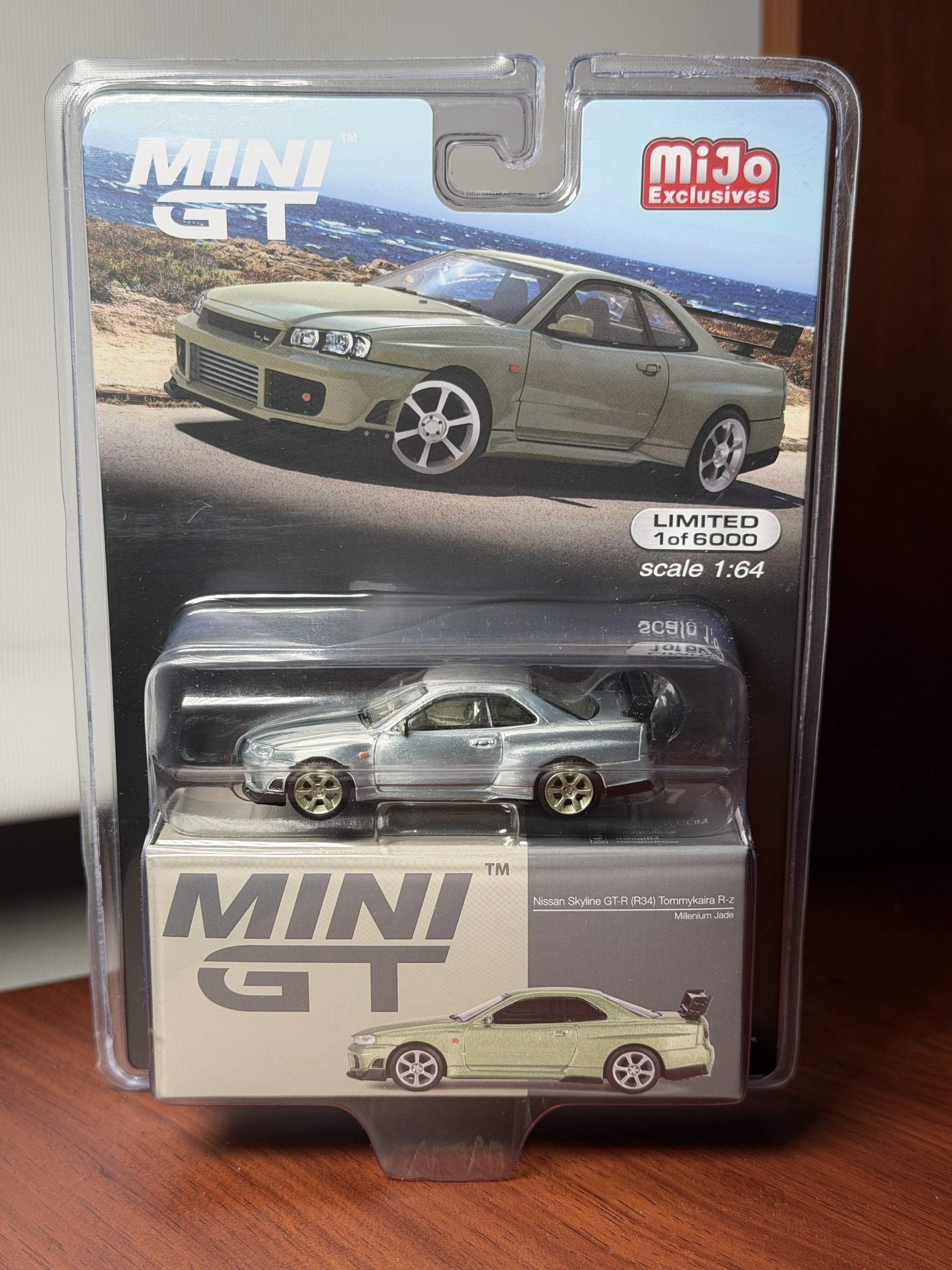 *CHASE* Mini GT 1:64 Nissan Skyline GT-R (R34)Tommykaira R-z Millenium Jade