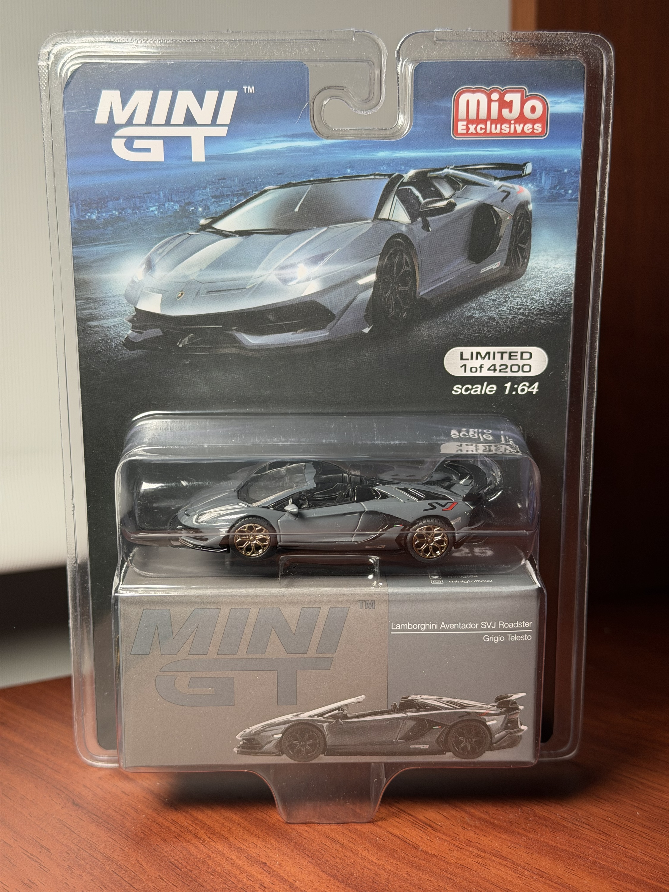 *CHASES* Mini GT 1:64 Lamborghini Aventador SVJ Roadster Griglo Telesto