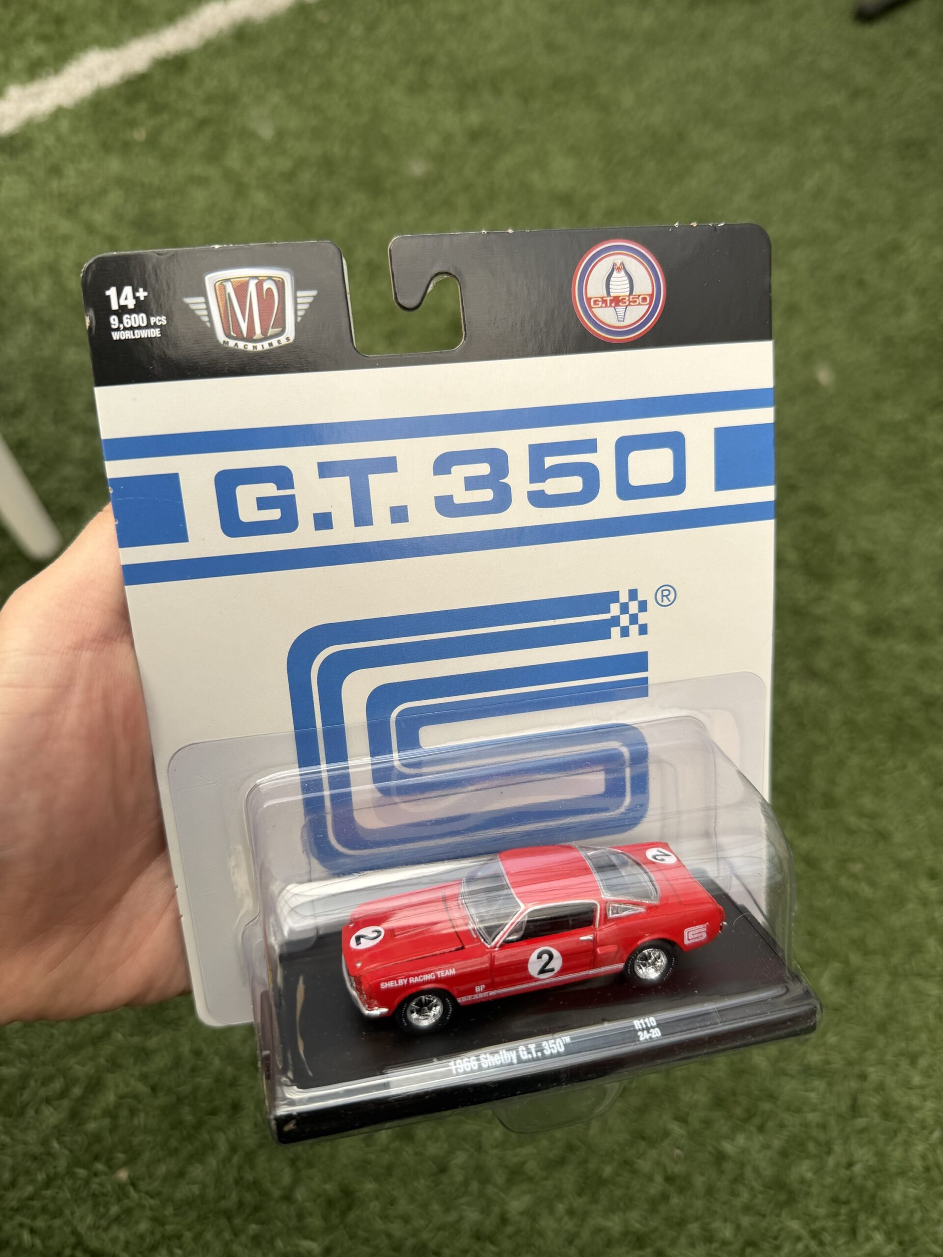 M2 Machines 1:64 1966 Shelby GT350 Mustang Red Shelby Racing