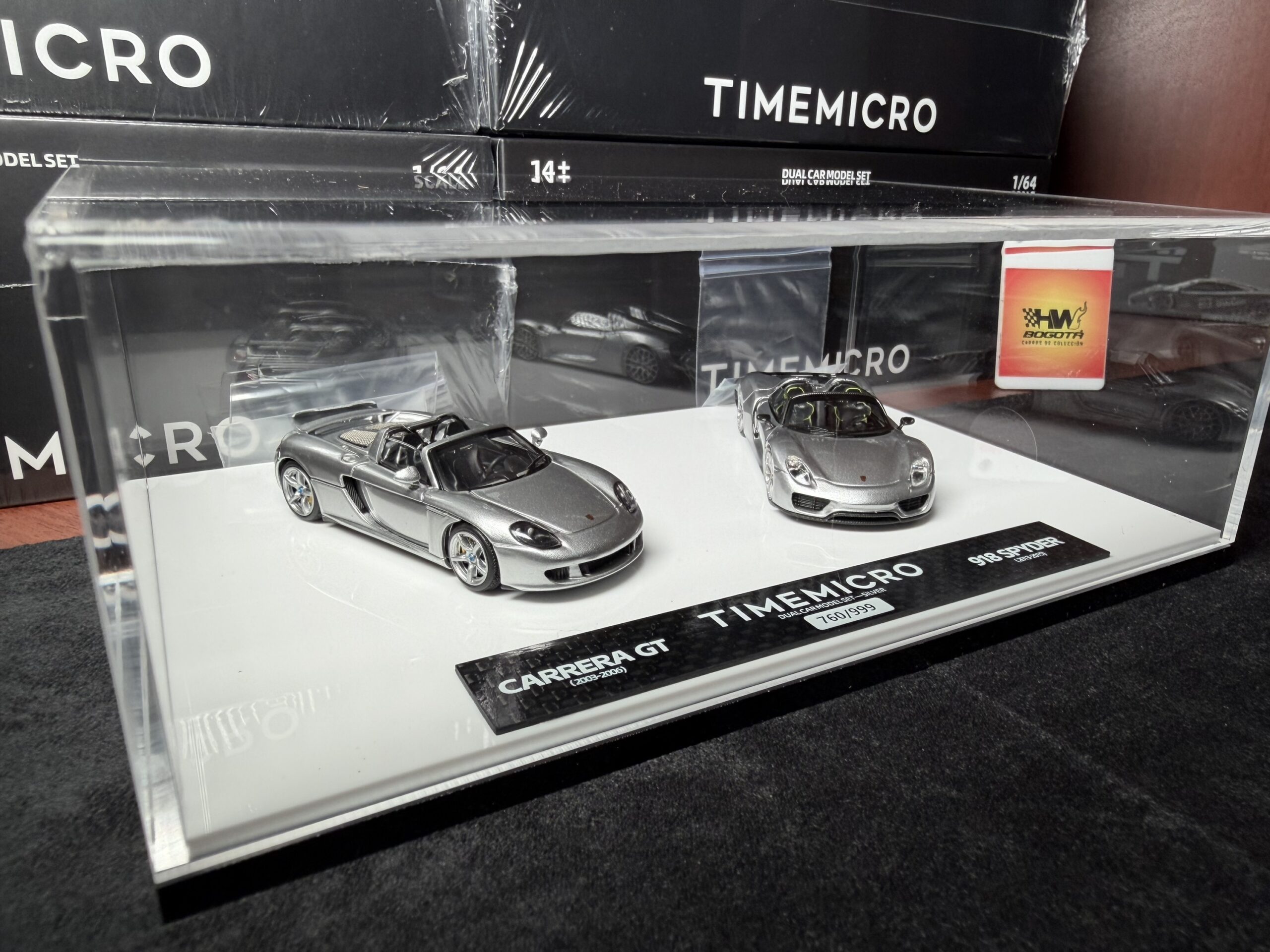 Porsche 918 + Porsche Carrera GT Color matching Silver - Imagen 9