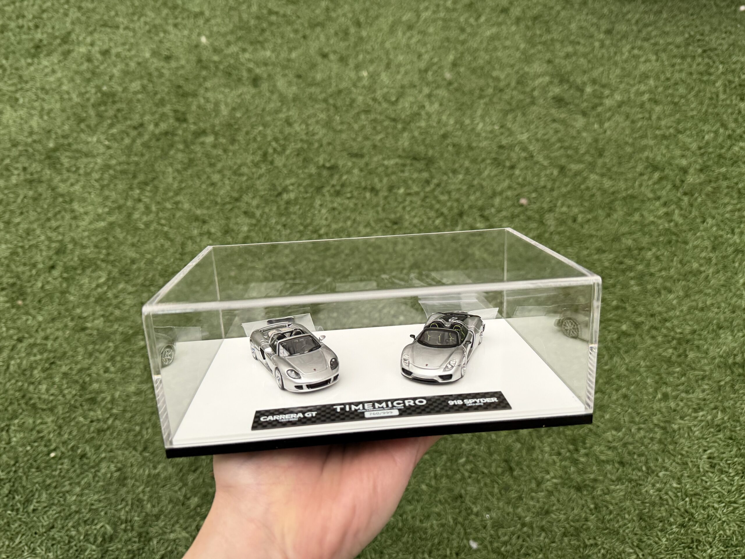 Porsche 918 + Porsche Carrera GT Color matching Silver