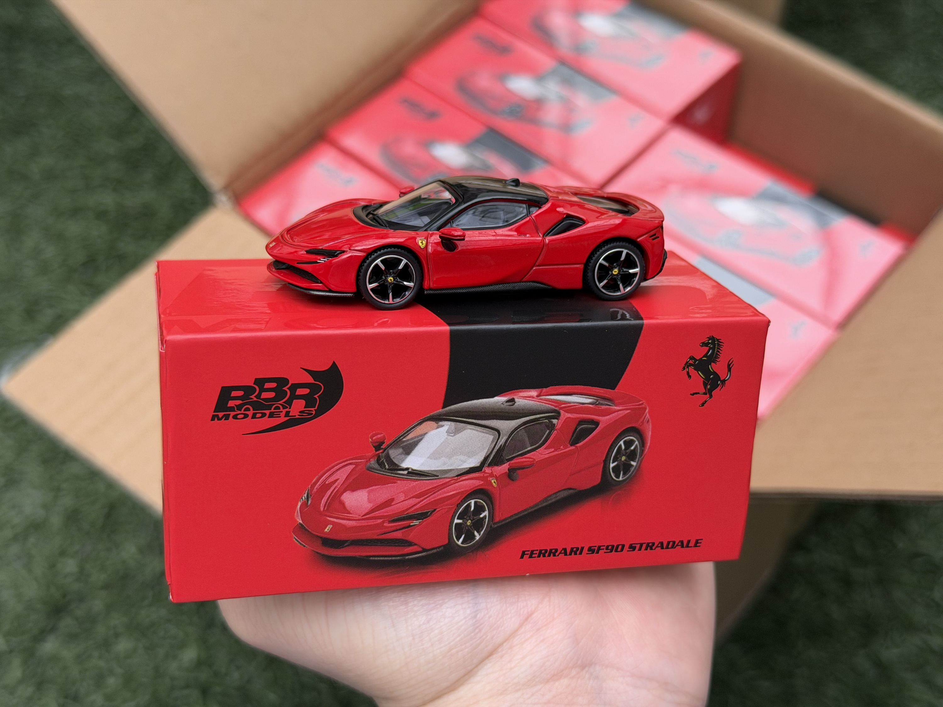 BBR Models 1/64 Ferrari SF90 Rosso Corsa