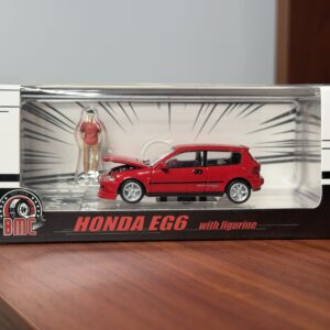 BM Creation 1:64 HONDA EG6 - RED ID Red w/Figure(RHD) -FOSHAN 2025