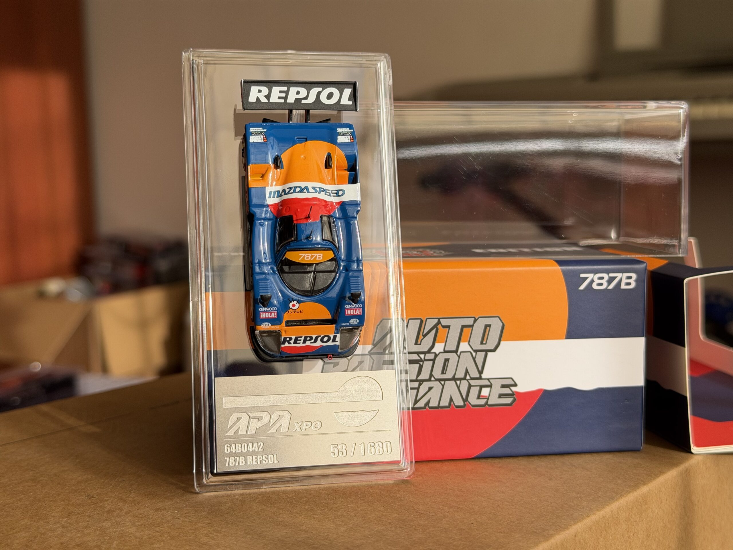 BMC Models x APA XPO 1:64 Scale Repsol Mazda 787B Blue Limited - Imagen 5