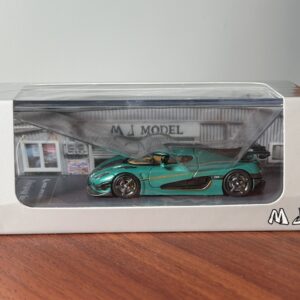 MJ Model 1:64 Koenigsegg Agera Verde metálico