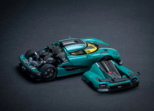 MJ Model 1:64 Koenigsegg Agera Verde metálico - Imagen 2
