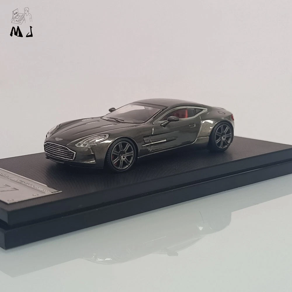 MJ Model 1:64 Aston Martin One77 Gris Oscuro