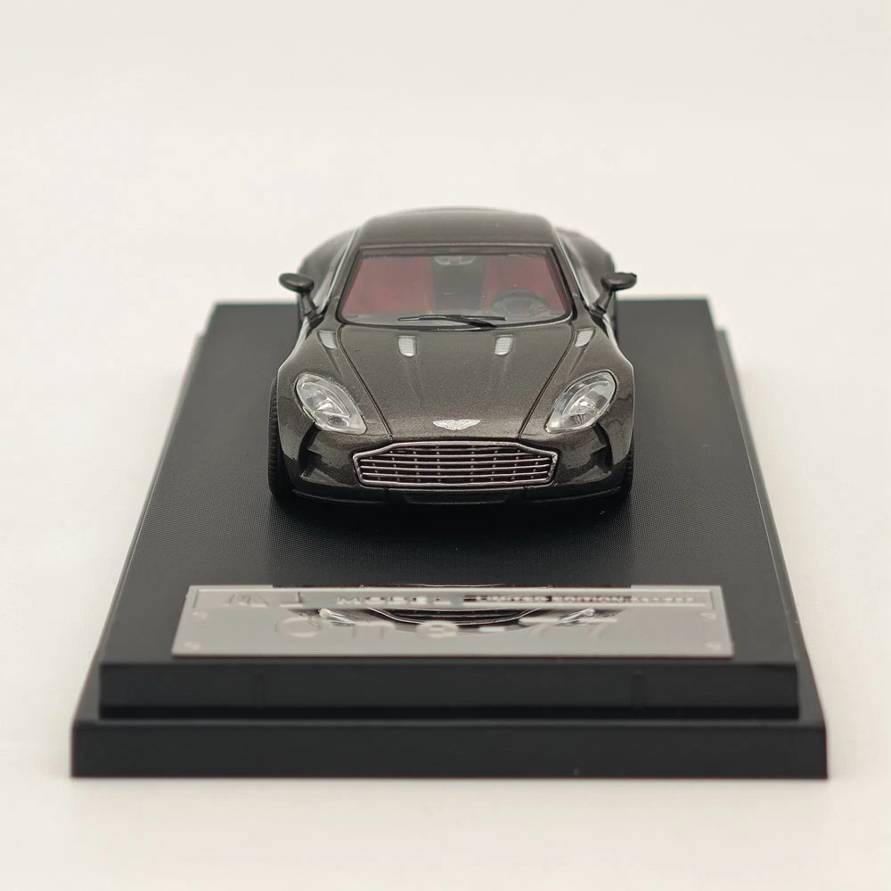 MJ Model 1:64 Aston Martin One77 Gris Oscuro - Imagen 2