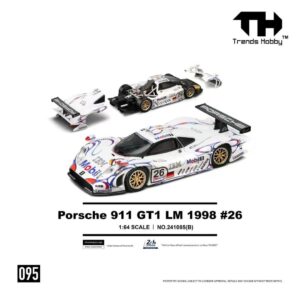 *PREORDEN* Trends Hobby 1/64 Porsche 911 GT1 LM 1998 #26