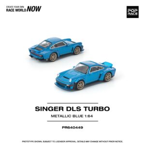 *PREORDEN* POPRACE 1/64 SINGER DLS TURBO METALLIC BLUE