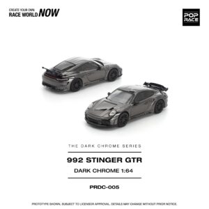 *PREORDEN* POPRACE 1/64 992 STINGER GTR DARK CHROME