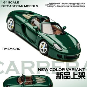 *PREORDEN* TimeMicro 1:64 Carrera GT British Racing Green