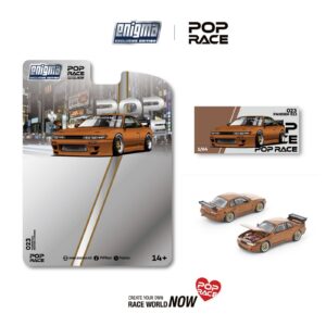 POPRACE 1/64 Pandem S13 Brown Chrome (enigma exclusive edition)
