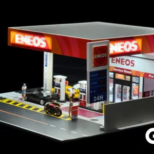 G-Fans Diorama 1:64 ENEOS Estación de Gasolina (NO incluye carros ni figuras)