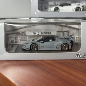 MJ Model 1:64 Huracan LP610 GT LB-Silhouette Works Gris
