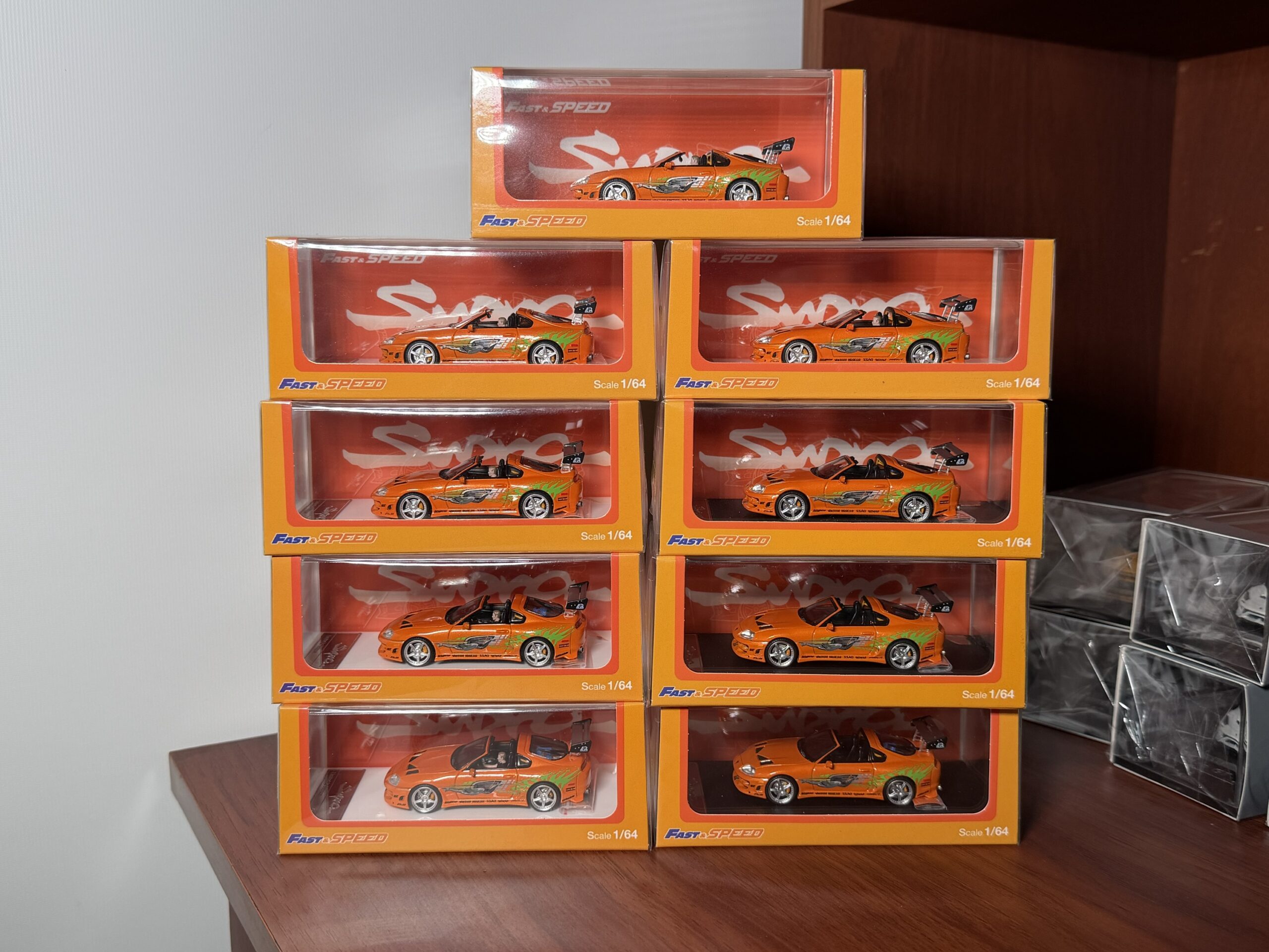 Fast Speed 1:64 Toyota Supra Fast and Furious con figura - Imagen 2