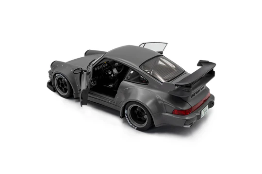 Solido x American Diorama 1:18 RWB 964 - Nardo Grey + Akira Nakai Figurine - Imagen 6