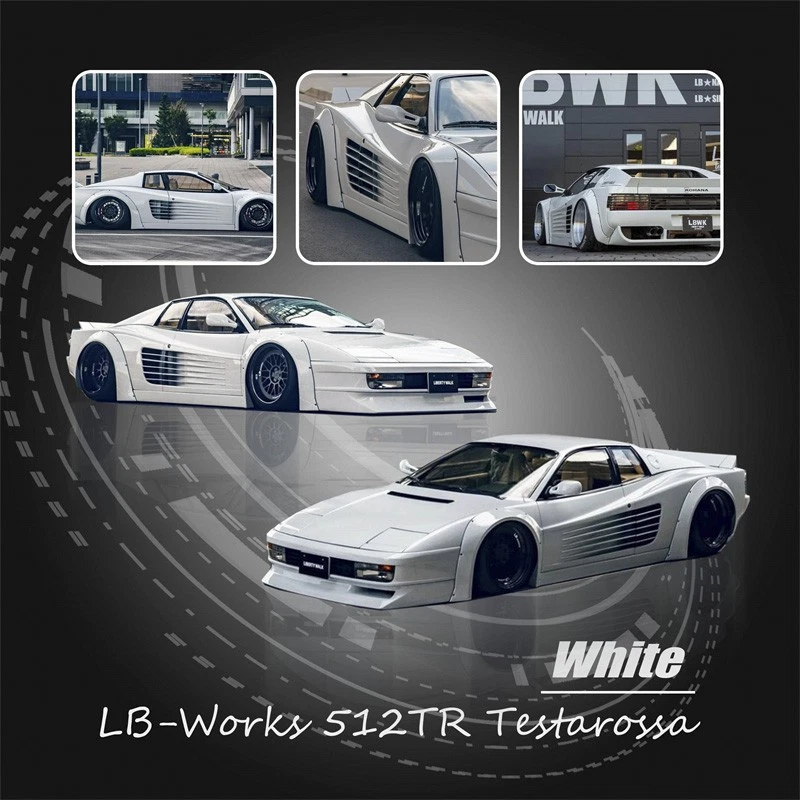 Star Model 1:64 Ferrari 512 TR Liberty Walk Blanco (Limitado y numerado a 999 unidades) - Imagen 3