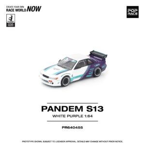 *PREORDEN* POPRACE 1/64 PANDEM S13 WHITE PURPLE