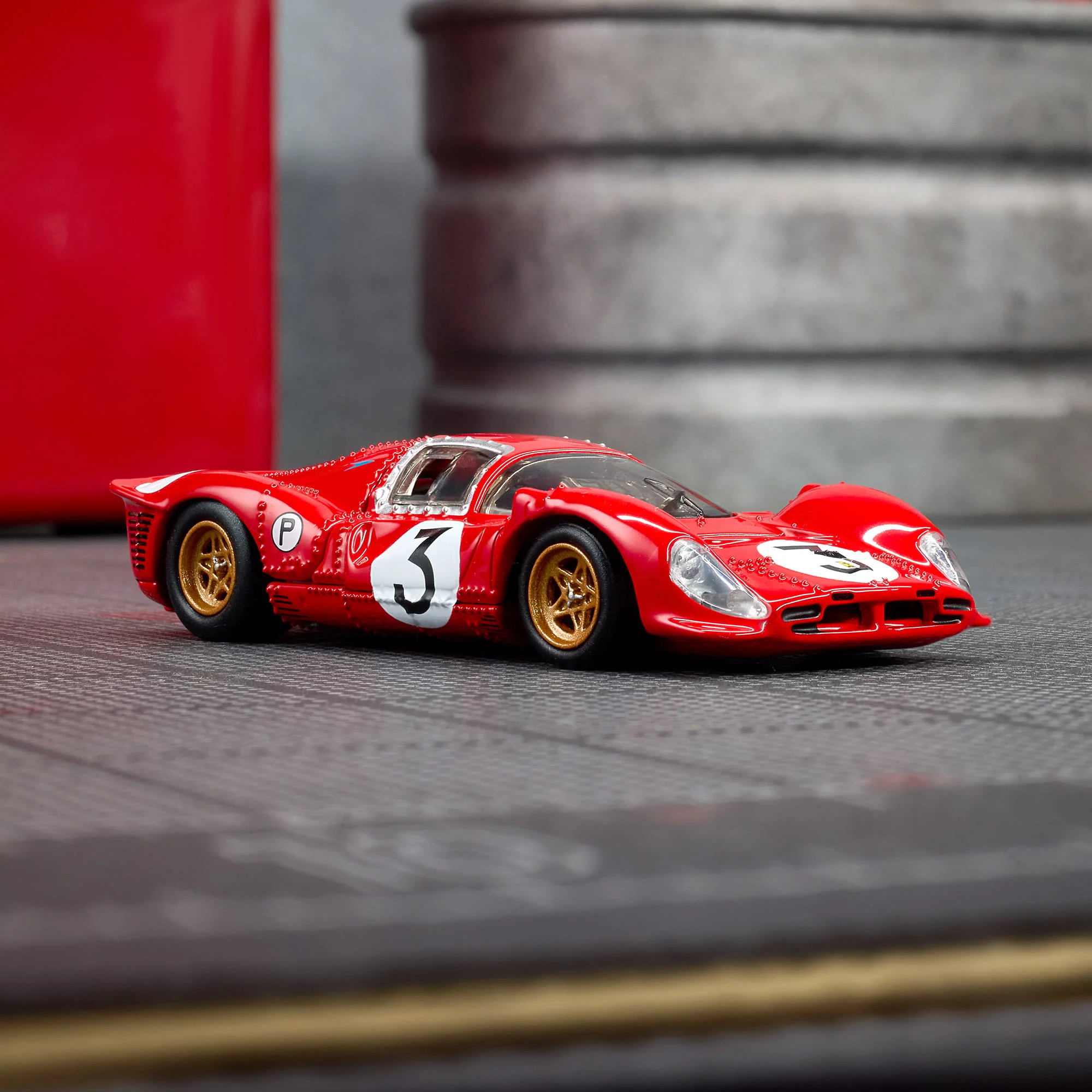 Hot Wheels Elite 64 1967 Ferrari 330 P4 - Imagen 8
