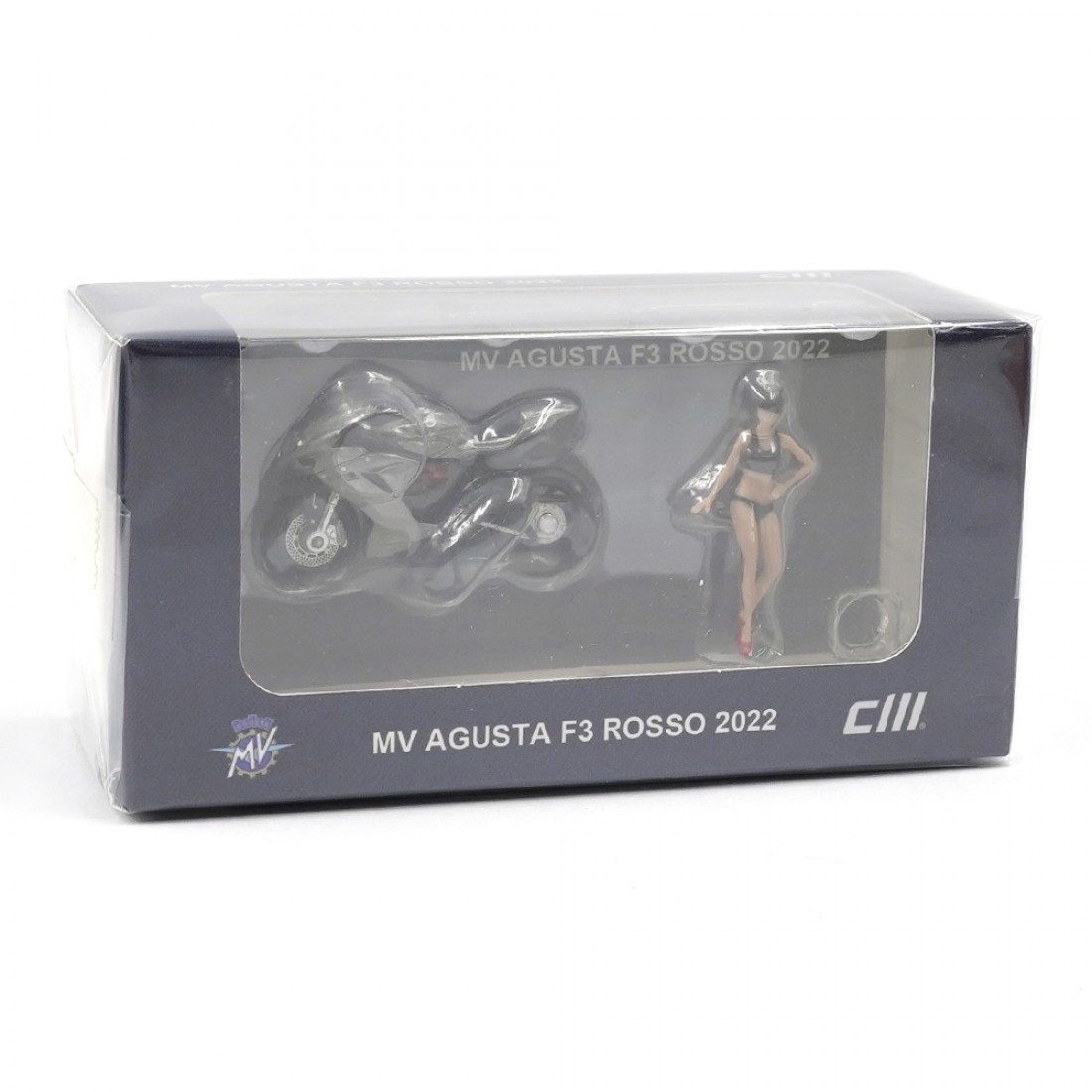 CM Model 1:64 MV Agusta F3rosso Metallic Grey - Imagen 4