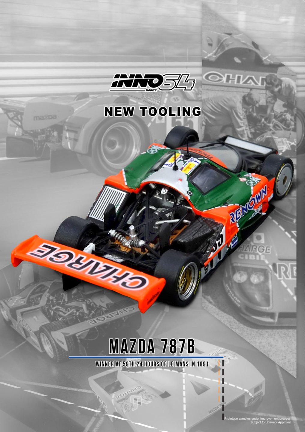*PREORDEN* INNO64 MAZDA 787B Winner At 24 Hours Le Mans 1991 - Imagen 6