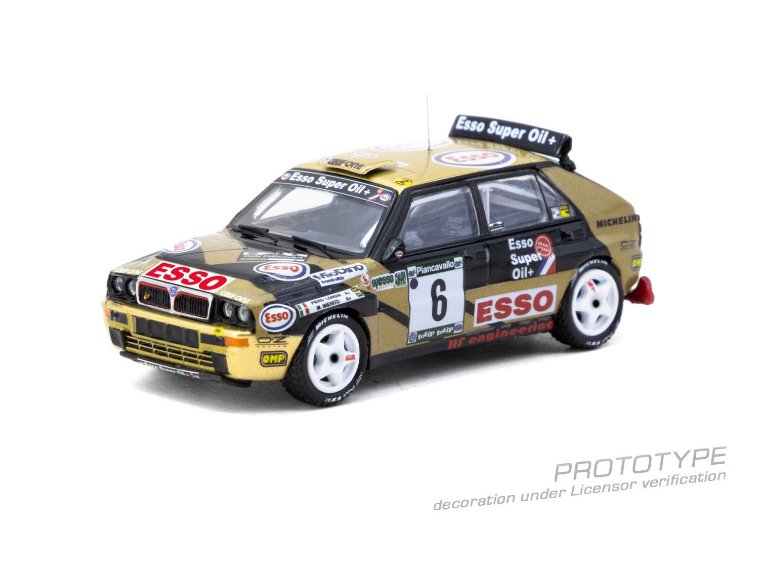 *PREORDEN* Tarmac 1:64 Lancia Delta HF Integrale ECR Piancavallo Rally 1993 Winner Piero Longhi / Maurizio Imerito - Imagen 2