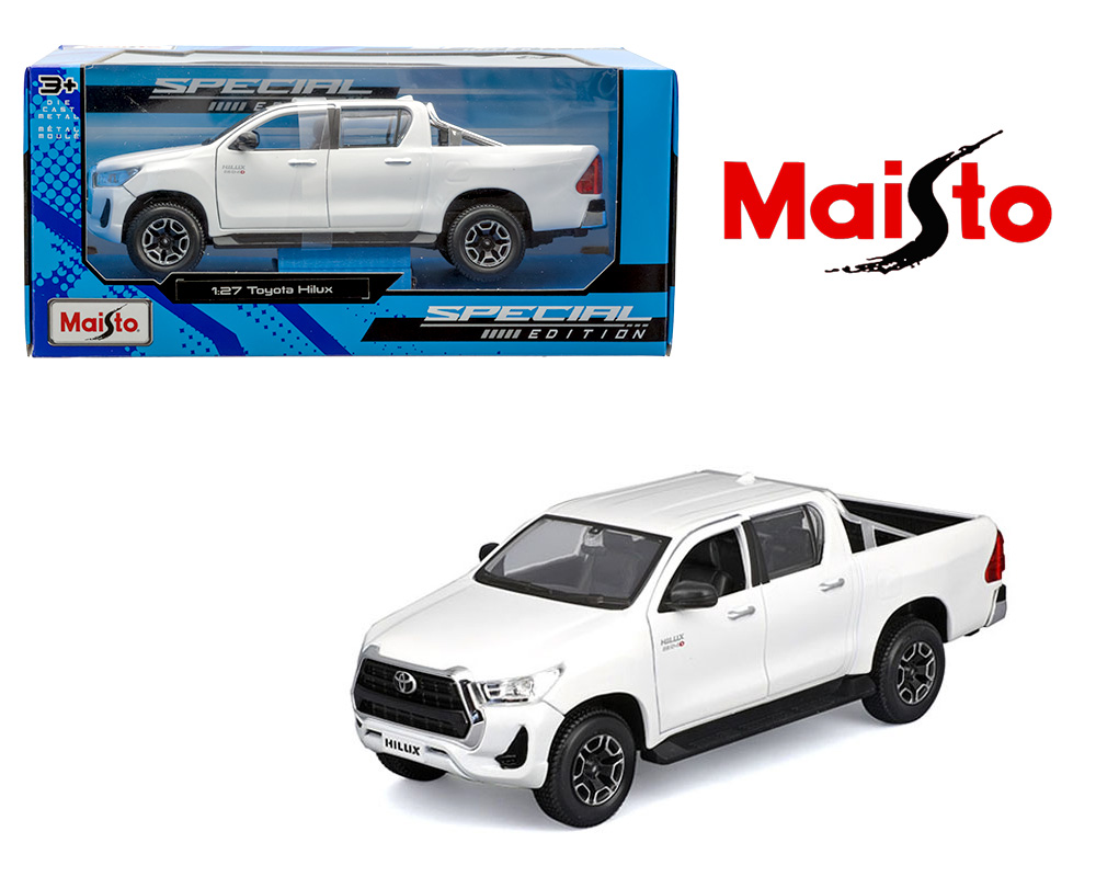 Maisto 1:27 SE Toyota Hilux Blanca