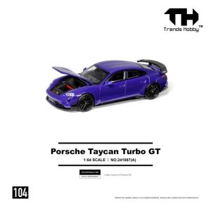 *PREORDEN* Trends Hobby 1/64 Porsche Taycan Turbo GT - Purple