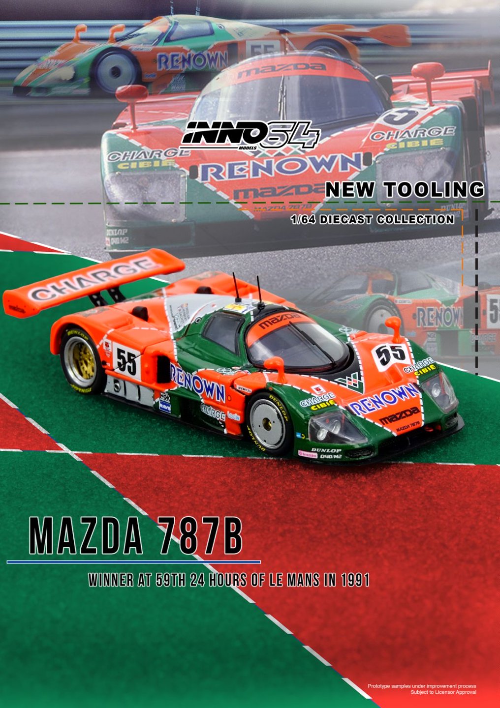 *PREORDEN* INNO64 MAZDA 787B Winner At 24 Hours Le Mans 1991 - Imagen 7
