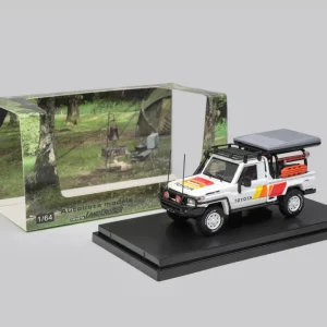 Autobots Models 1:64 Toyota Land Cruiser J70 LC79 Single Cabin Pickup Blanca