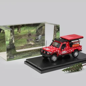 Autobots Models 1:64 Toyota Land Cruiser J70 LC79 Single Cabin Pickup Edición Especial Navideña