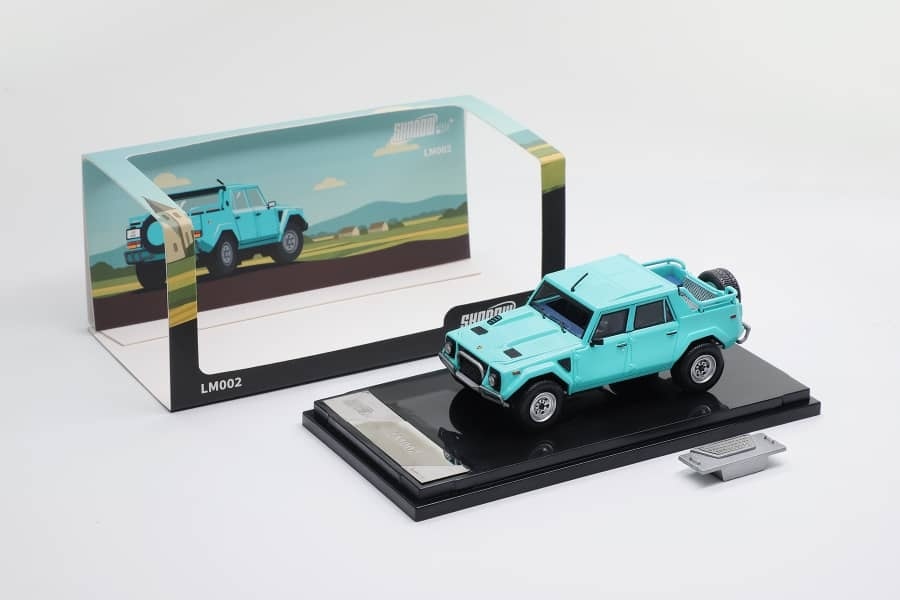 Shadow Pro 1:64 Lamborghini LM002 LHD Azul