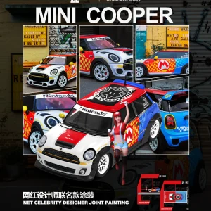 ModernArt X Color Block Wraps 1:64 Mini Cooper Mari