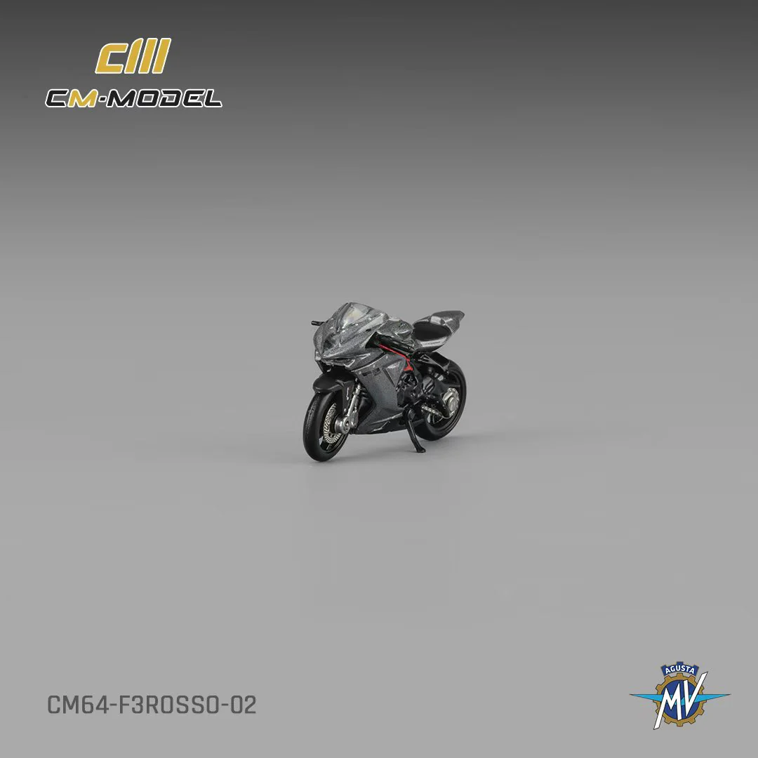 CM Model 1:64 MV Agusta F3rosso Metallic Grey - Imagen 3