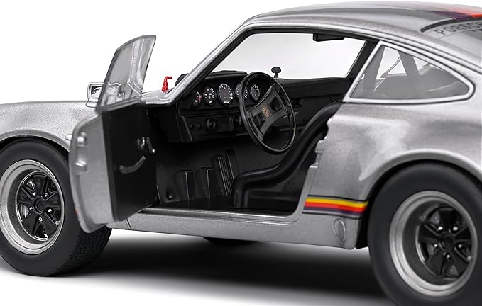 Solido 1:18 1973 Porsche 911 RSR – Kremer Design – Silver - Imagen 7