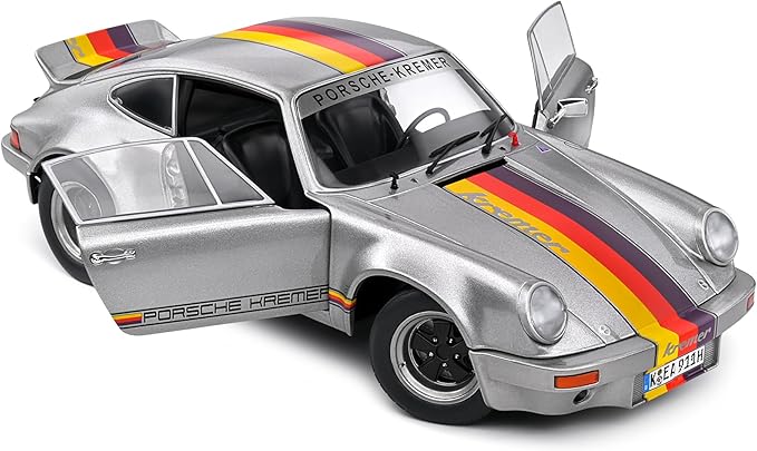 Solido 1:18 1973 Porsche 911 RSR – Kremer Design – Silver - Imagen 6