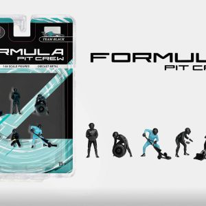 *PREORDEN* American Diorama 1:64 Formula Pit Crew Figures - Equipo Mercedes