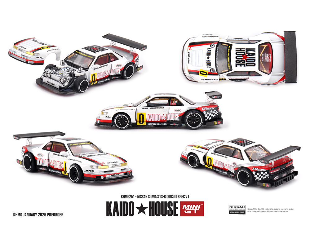 *PREORDEN* Kaido House x Mini GT 1:64 Nissan Silvia S13-R Circuit Spec V1 - Imagen 2