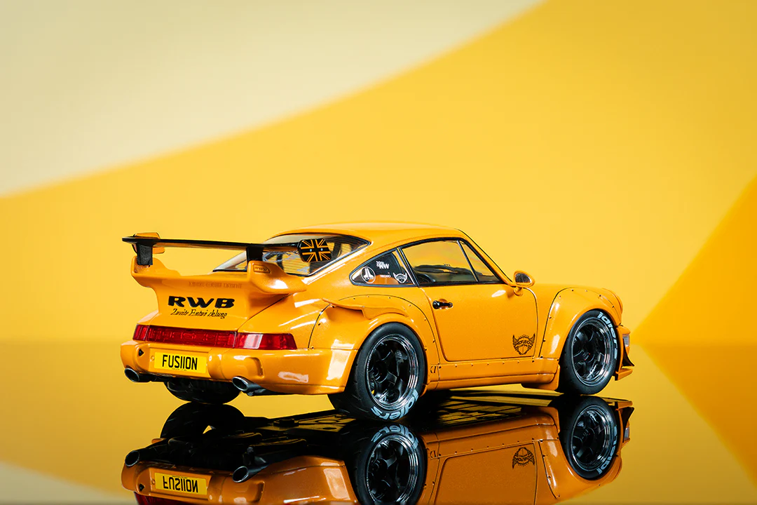 Jada 1:18 Porsche RWB Hibiki – Naranja - Imagen 10