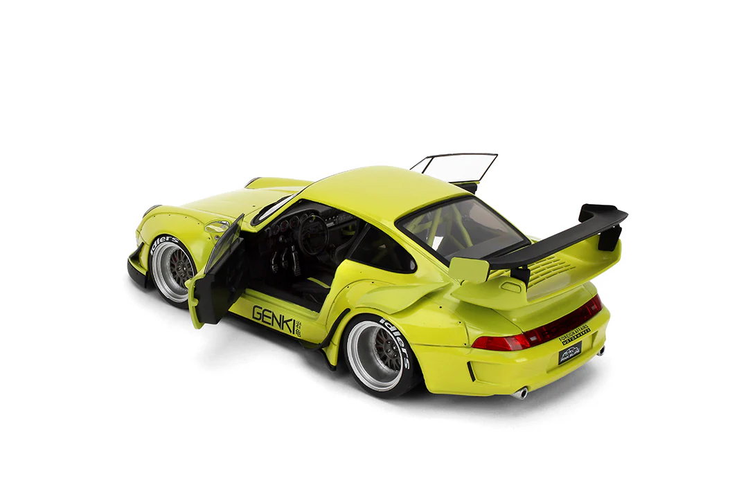 Jada 1:18 Porsche RWB Genki – Green - Imagen 4