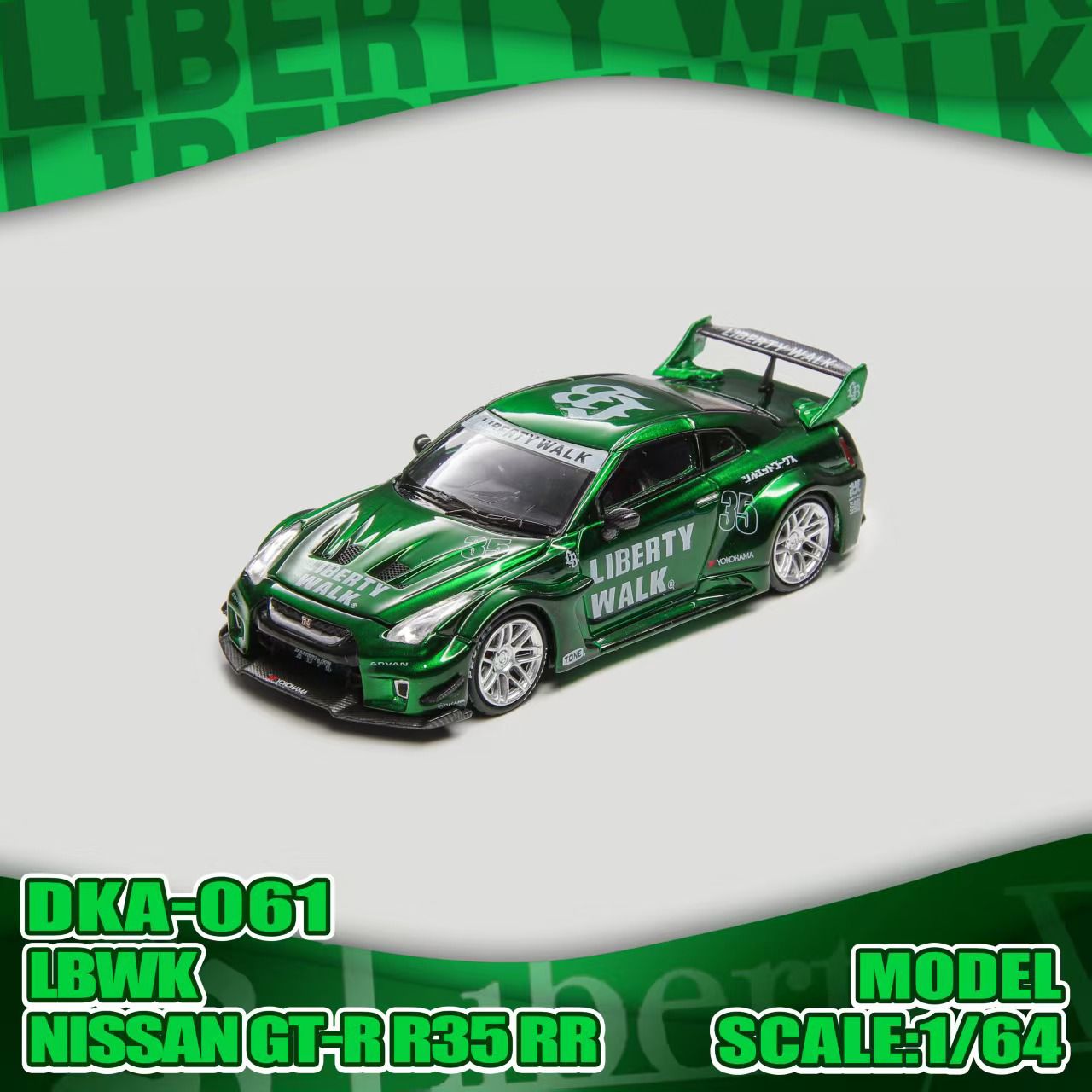 *PREORDEN* Demon King 1:64 R35 LBWK Verde