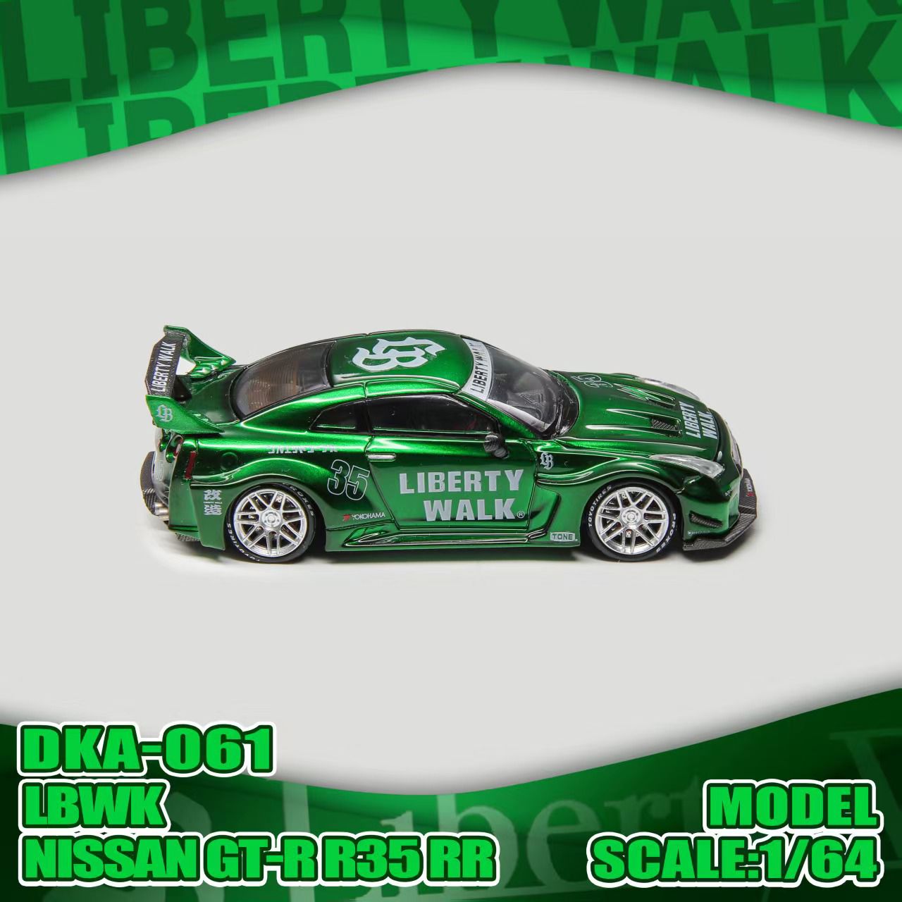 *PREORDEN* Demon King 1:64 R35 LBWK Verde - Imagen 2