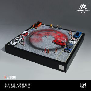 *PREORDEN* MoreArt 1:64 Car Drift Turntable Scene #1