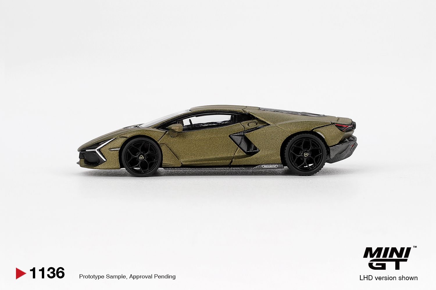 *PREORDEN* Mini GT 1:64 Lamborghini Revuelto Verde Gea Matte - Imagen 3