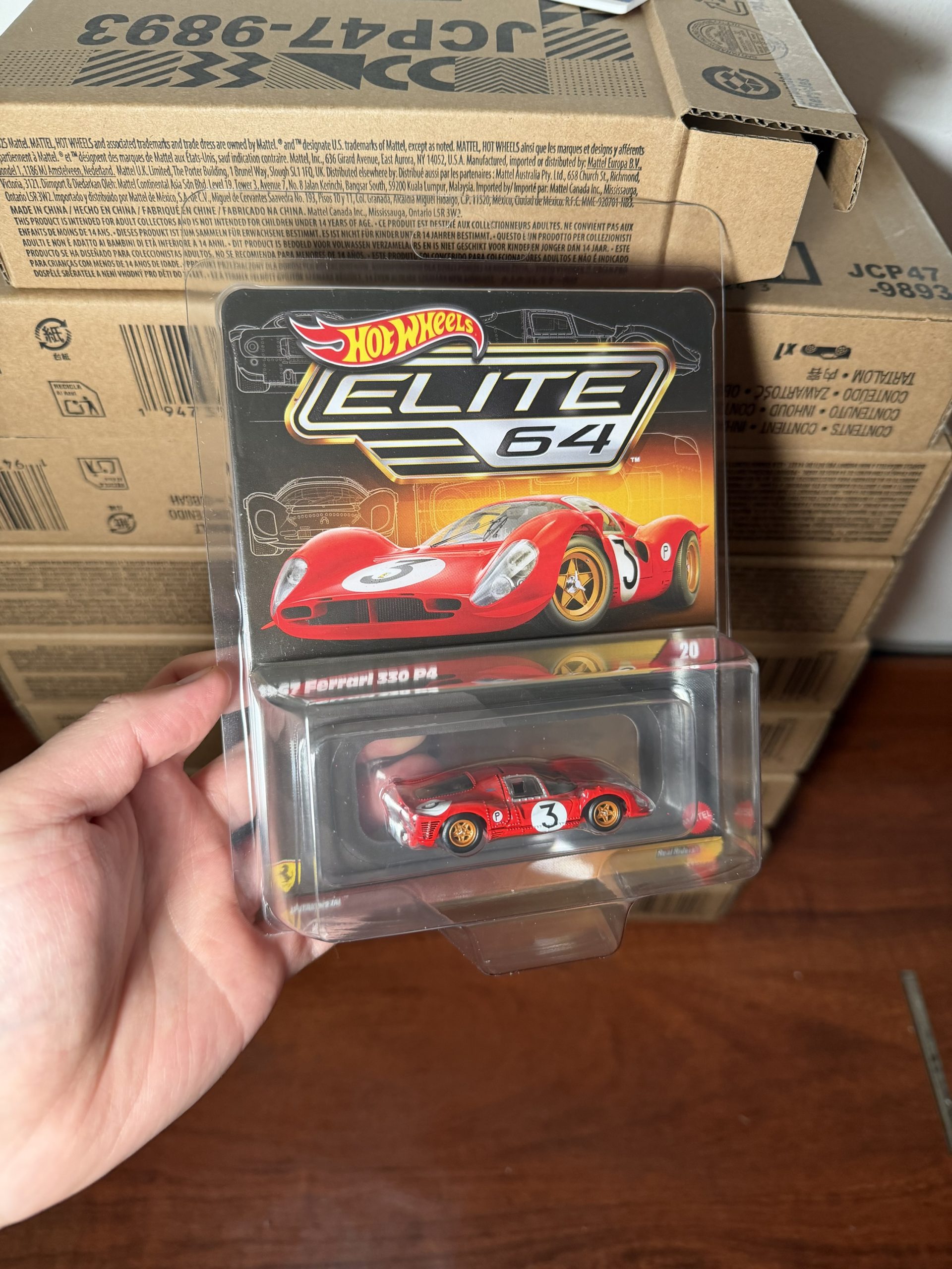 Hot Wheels Elite 64 1967 Ferrari 330 P4 - Imagen 2