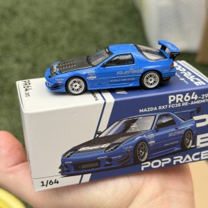 POPRACE 1/64 RX7 (FC3S) RE-AMEMIYA - RE-AMEMIYA BLUE