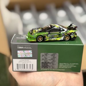 Mini GT 1:64 Nissan LB-Super Silhouette S15 SILVIA #555 V2 2024 – Green – Formula Drift Japan