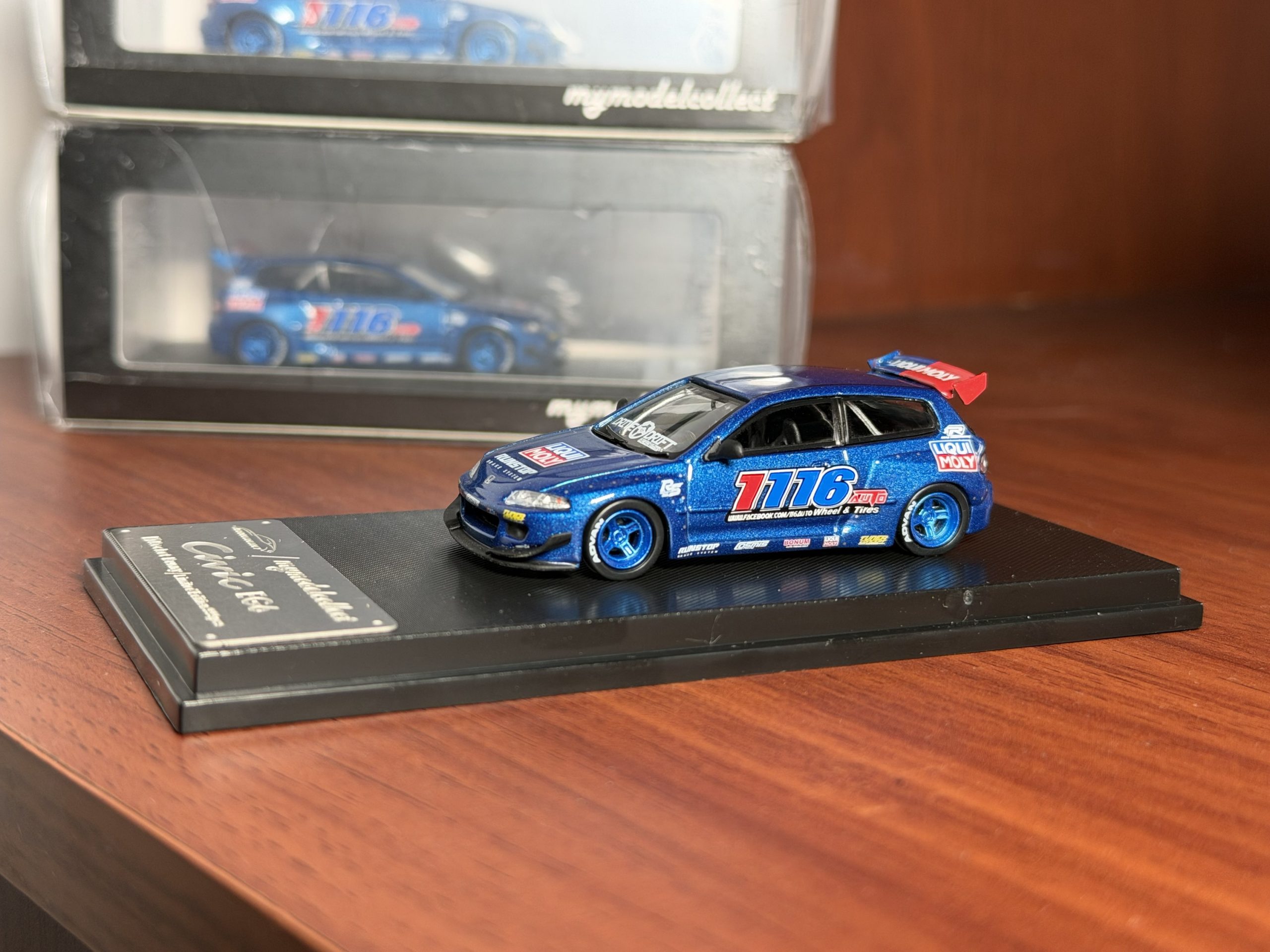 MyModelCollect 1:64 Pandem Civic EG6 Mk5 Liqui Moly