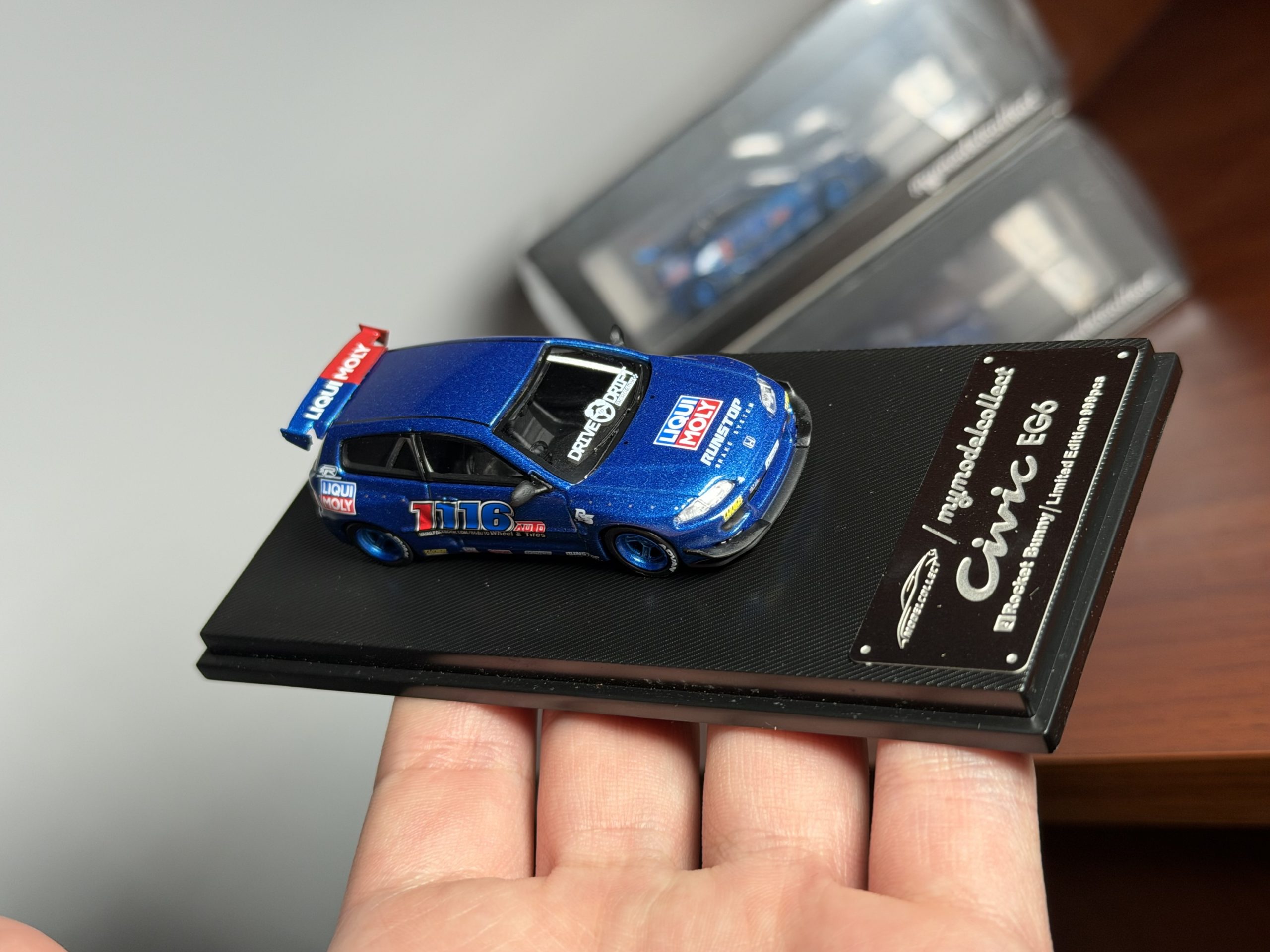 MyModelCollect 1:64 Pandem Civic EG6 Mk5 Liqui Moly - Imagen 2